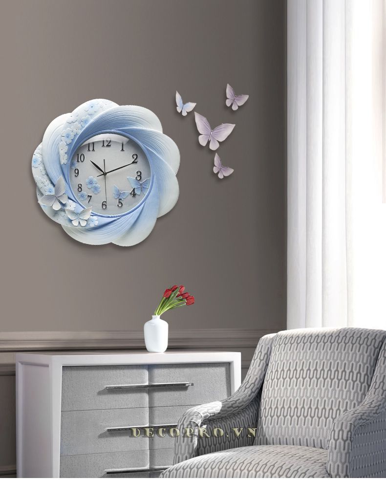 Đồng hồ mừng tân gia nhà mới - Đồ decor trang trí nhà đẹp