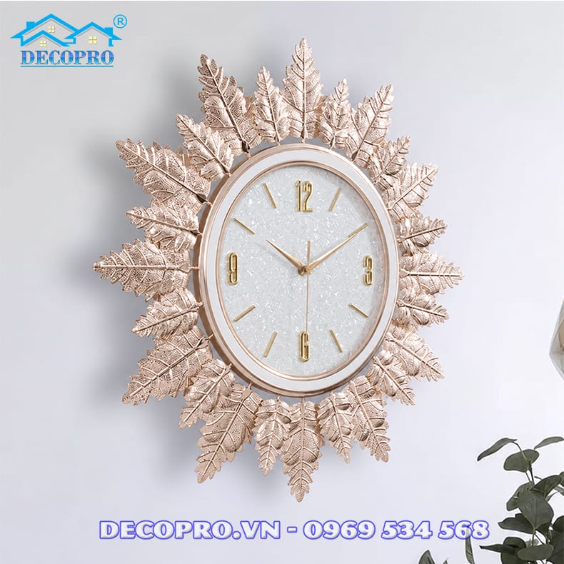 Mẫu đồng hồ trang nhã dành cho phòng ăn, phòng ngủ và phòng làm việc.