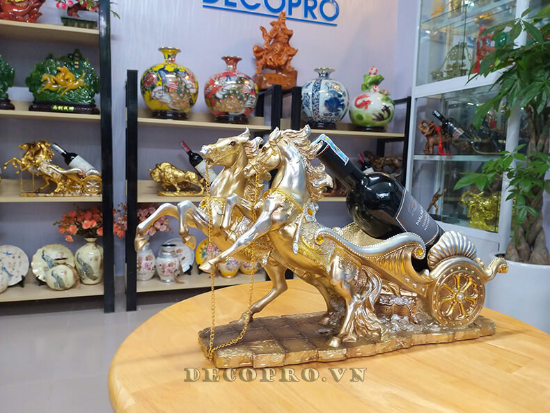 Kệ để rượu vang đẹp trang trí phòng khách