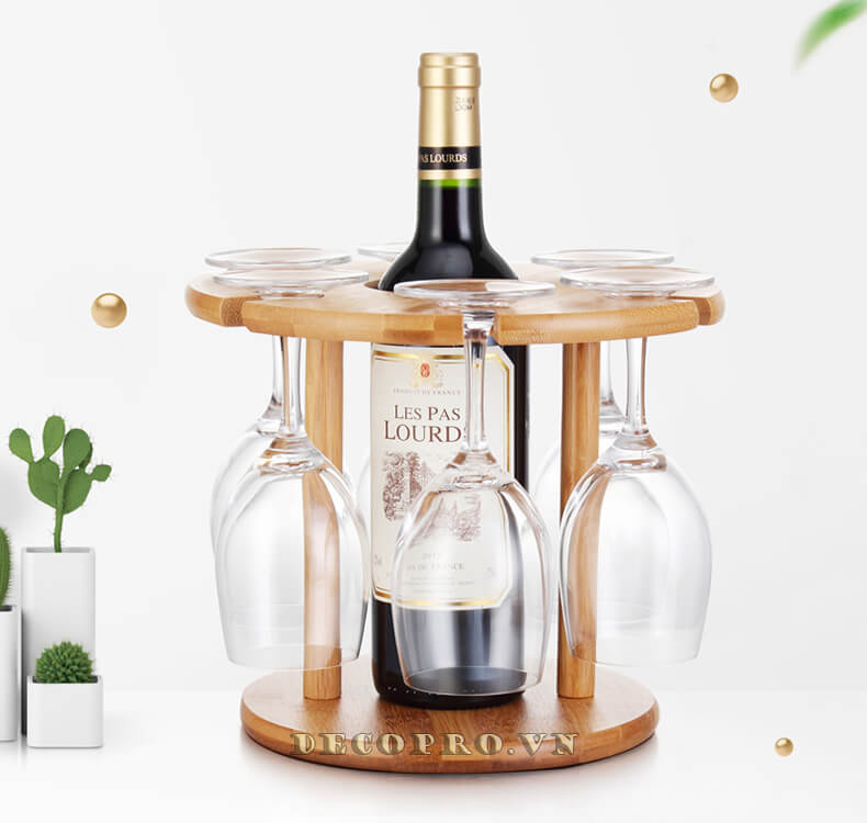 Giá treo ly rượu vang GTL003 tại Shop bán đồ trang trí nhà Decopro