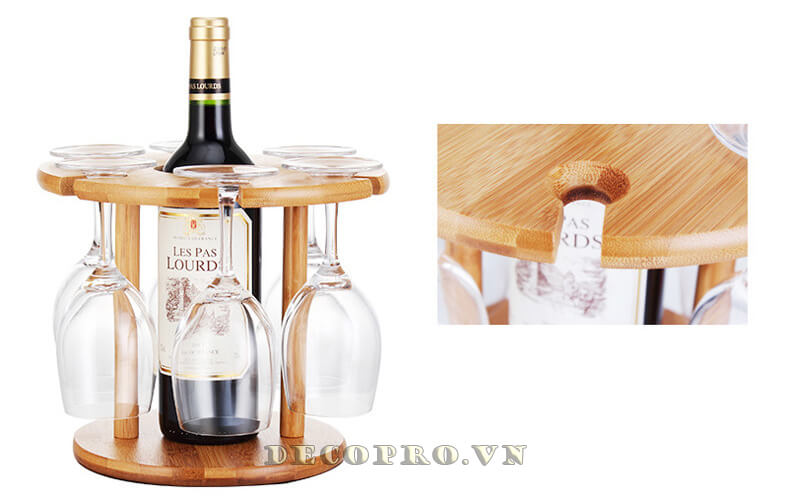 Giá treo ly rượu vang GTL003 - Đồ trang trí nhà đẹp