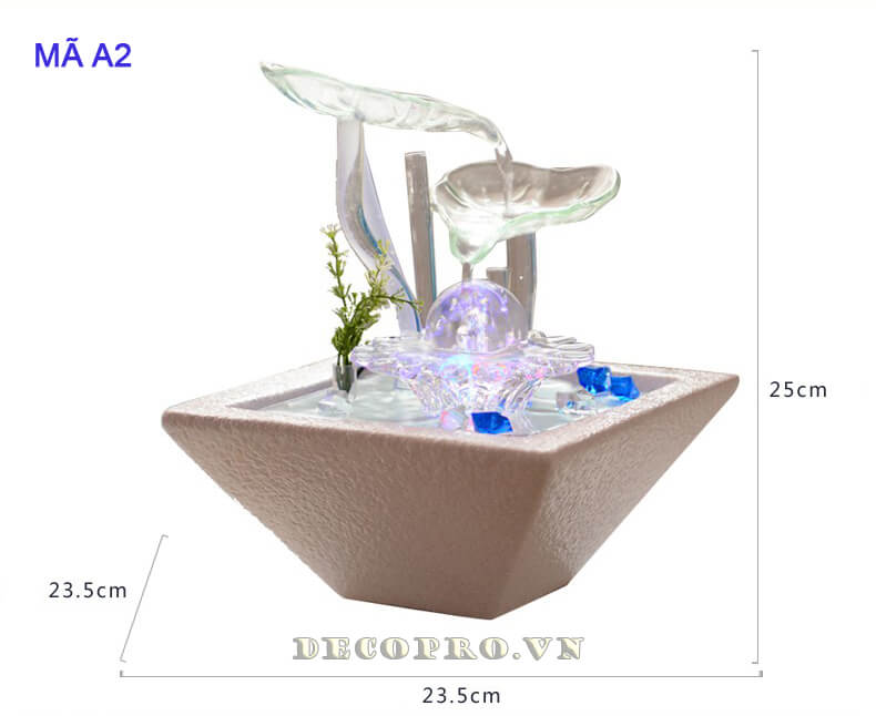 Đồ trang trí nhà đẹp - Tiểu cảnh đài phun nước 2