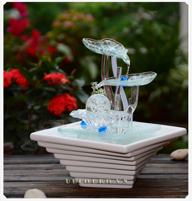 Đồ trang trí nhà đẹp - Tiểu cảnh đài phun nước 6