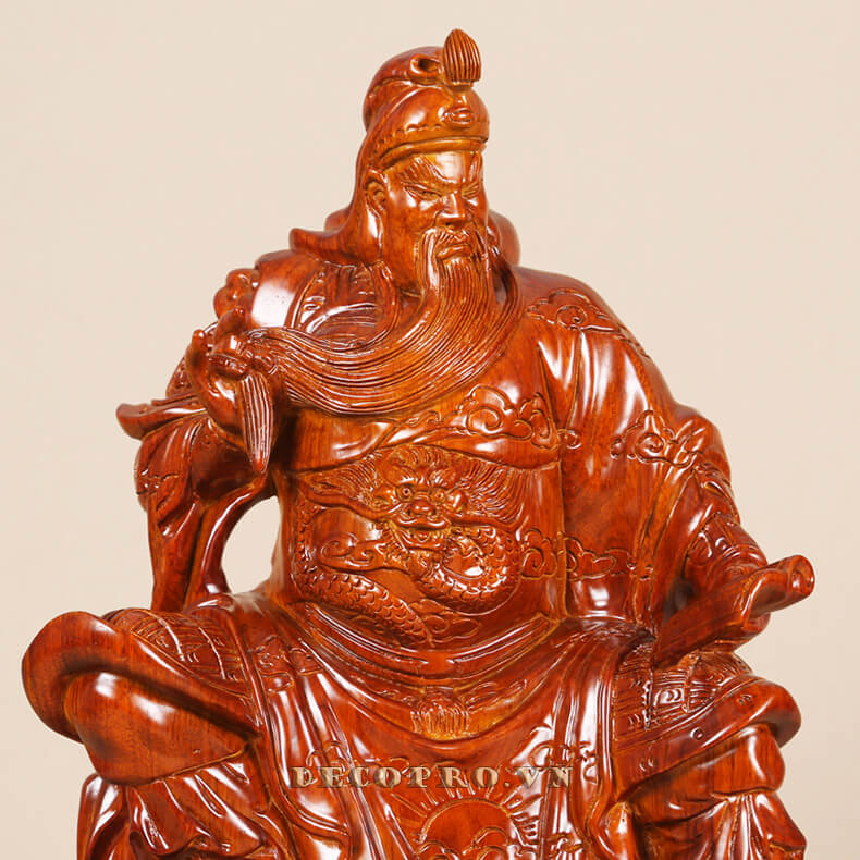 Tượng Quan Công Ngồi Đọc Sách - quà tặng tân gia, quà tặng sếp sang trọng và ý nghĩa