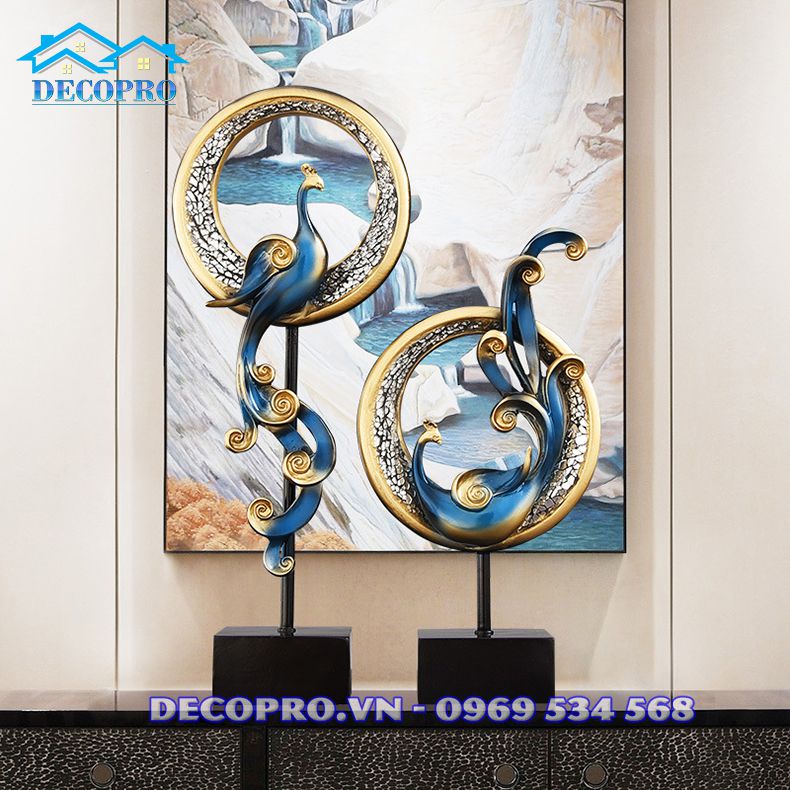 Đồ decor đẹp trang trí phượng hoàng tại Shop đồ trang trí nhà Decopro.vn