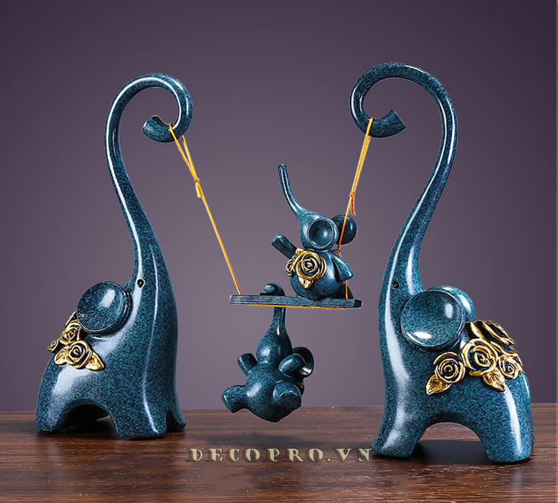 Đồ decor trang trí gia đình màu xanh dương yên bình mang lại cảm giác nhẹ nhõm thảnh thơi cho người ngắm nhìn