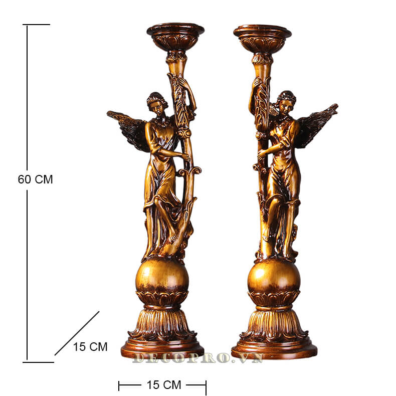Kích thước chuẩn của đồ decor đẹp KTV078 tại Shop Decopro.vn