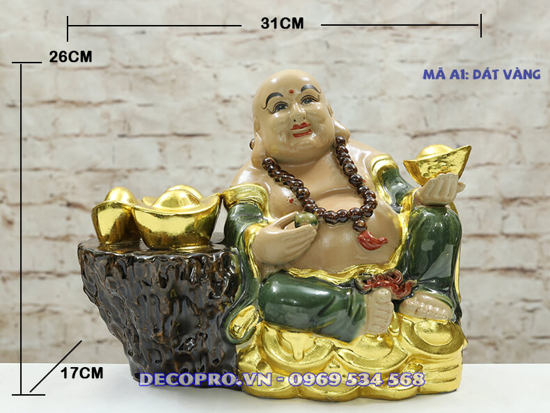 Tượng Phật Di Lặc phù hợp làm đồ trang trí nhà, quà mừng khai trương ý nghĩa, sang trọng, độc đáo