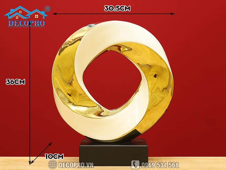 Tượng Kim Luân Tiền Tài mang ý nghĩa sự tuần hoàn vĩnh cửu của tiền tài, vận may và thịnh vượng