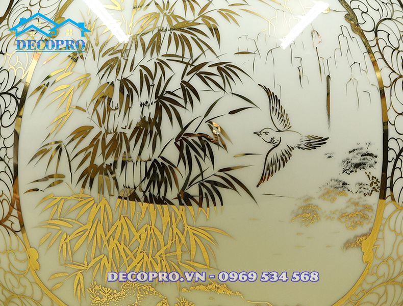 Cận cảnh lá trúc xanh tốt
