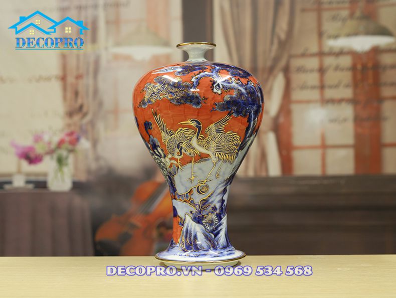 Họa tiết Tùng Hạc – biểu tượng của trí tuệ và sự trường thọ