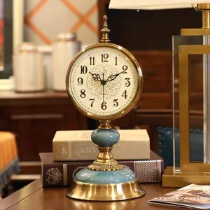 Đồng hồ để bàn hợp kim decor DHB006
