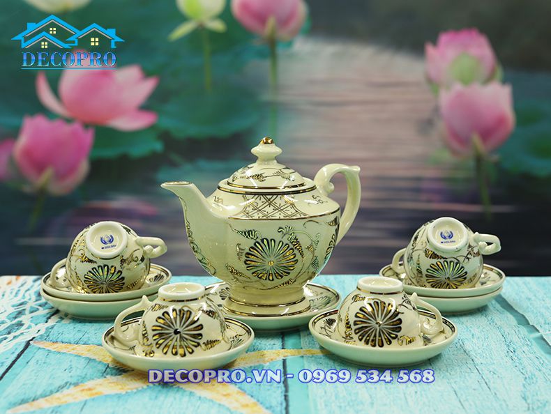 Bộ ấm chén trà đẹp – quà tặng đối tác doanh nghiệp sang trọng, tinh tế, mang giá trị truyền thống ngàn đời
