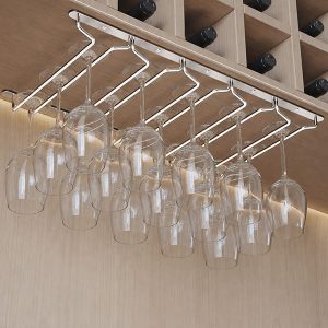 Giá treo ly rượu vang inox