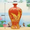 Bình Gốm Vẽ Vàng Mệnh Hoả 