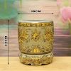 Bát Hương Men Rạn Đắp Nổi Vẽ Vàng 24k (D16-D22) DTR201 - ma-a2
