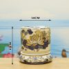 Bát Hương Hoa Sen Vẽ Kỹ Vàng 24k (D14-D22) DT101-B - ma-a1