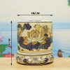 Bát Hương Hoa Sen Vẽ Kỹ Vàng 24k (D14-D22) DT101-B - ma-3