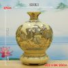 Bình Tài Lộc vẽ vàng Thuyền - Ngựa H22cm BG222-A1 - ma-a2