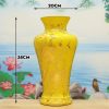 Bình Gốm Vẽ Vàng Mệnh Thổ 