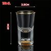 Bộ Ly Rượu 15ml Pha Lê Mạ Đúc Vàng LR006-A5 - ma-a1