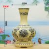 Quà Tặng Bình Hoa Gốm Chu Đậu In Logo BG256 - ma-a1