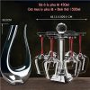 Bộ Ly Rượu Vang Pha Lê Chân Đỏ 450ml LR020-A2 - ma-3