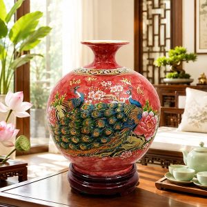 Bình Tài Lộc Bát Tràng Vinh Hoa Phú Quý BG003-A3