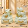 Bộ Thờ Tài Địa Đá Ngọc Trắng Dát Vàng DTD1 - ma-a1
