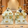 Bộ Thờ Tài Địa Đá Ngọc Trắng Dát Vàng DTD1 - ma-3