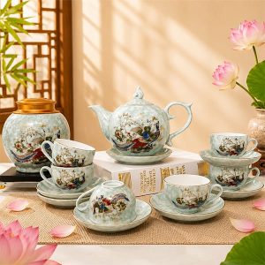 Bộ Ấm Trà Vân Đá Vinh Hoa Phú Quý BAT154