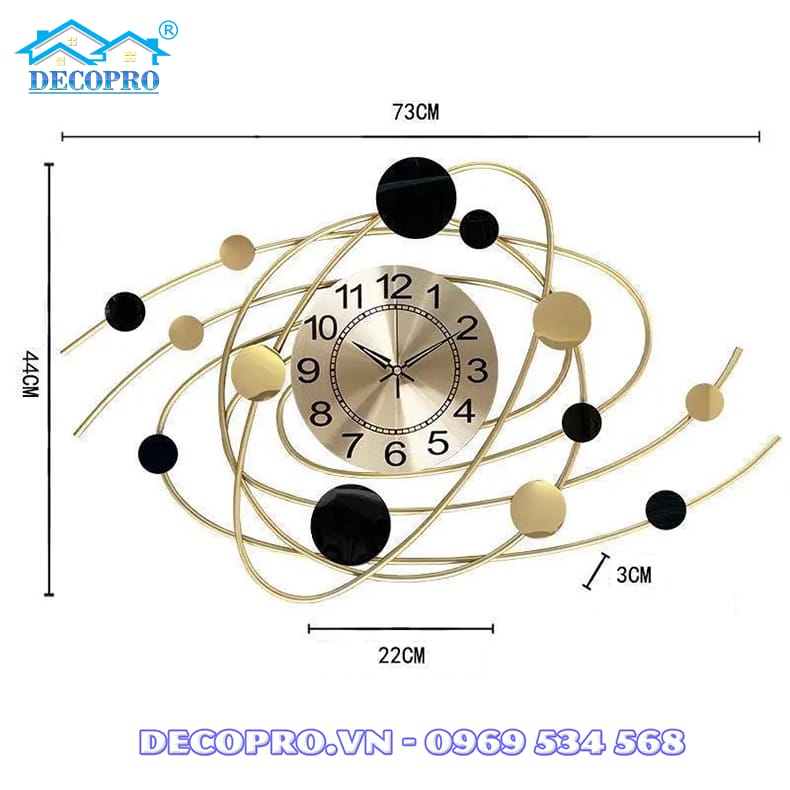 Kích thước sản phẩm Dài 73 cm × cao 45 cm, phù hợp với nhiều không gian.